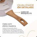 Jogo De Panelas Indução Kit 10 Peças Revestimento Cerâmico Style Cook Marmol - Mimo Style Premium