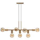 Luminária de teto Pendente Rubis para 7 Lâmpadas 68cm moderno industrial (Estilo Jabuticaba)