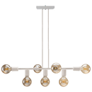 Luminária de teto Pendente Rubis para 7 Lâmpadas 68cm moderno industrial (Estilo Jabuticaba)