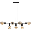 Luminária de teto Pendente Rubis para 7 Lâmpadas 68cm moderno industrial (Estilo Jabuticaba)