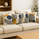 Kit com 04 unidades de Almofadas Decorativas 45x45 Digitalizado abstrato