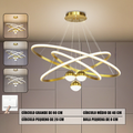 3 Cores em 1 luz Lustre Para Sala Lustre Pendente Cozinha Luminária de Teto Led Nordic Moderno Decoração Para Sala