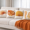 Kit com 04 unidades de Almofadas Decorativas 45x45 Digitalizado abstrato