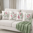 Kit com 04 unidades de Almofadas Decorativas 45x45 Digitalizado abstrato