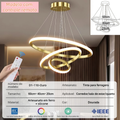 3 Cores em 1 luz Lustre Para Sala Lustre Pendente Cozinha Luminária de Teto Led Nordic Moderno Decoração Para Sala
