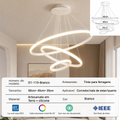 3 Cores em 1 luz Lustre Para Sala Lustre Pendente Cozinha Luminária de Teto Led Nordic Moderno Decoração Para Sala