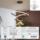 3 Cores em 1 luz Lustre Para Sala Lustre Pendente Cozinha Luminária de Teto Led Nordic Moderno Decoração Para Sala