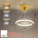3 Cores em 1 luz Lustre Para Sala Lustre Pendente Cozinha Luminária de Teto Led Nordic Moderno Decoração Para Sala