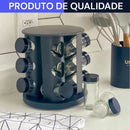 Porta Temperos Profissional Giratório Potes Vidro Tampa Dosadora Condimentos PROMOÇÃO LIMITADA