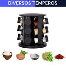 Porta Temperos Profissional Giratório Potes Vidro Tampa Dosadora Condimentos PROMOÇÃO LIMITADA